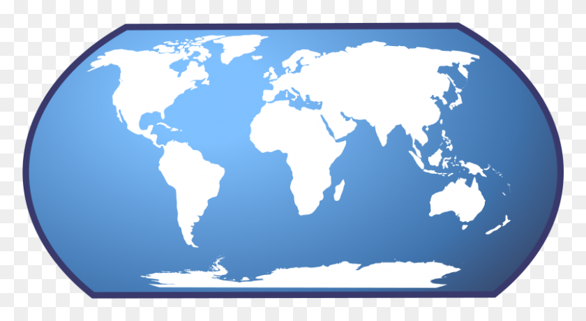 800x411 World Map Icon - World Map PNG