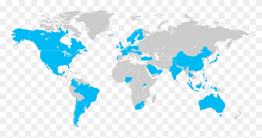 2000x986 Mapa Del Mundo Png