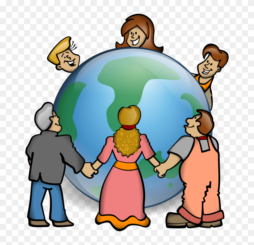 750x750 World Population Day Earth Population Growth - People Around The World Clipart