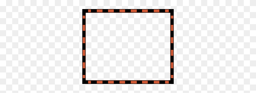 300x248 Worldlabel Com Border Orange Black X Clip Art - School Frame Clipart