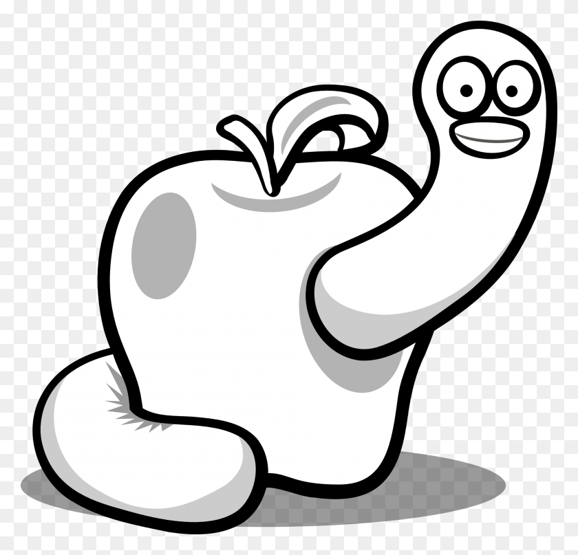 1969x1886 Worm Clipart - Saw Clipart Black And White