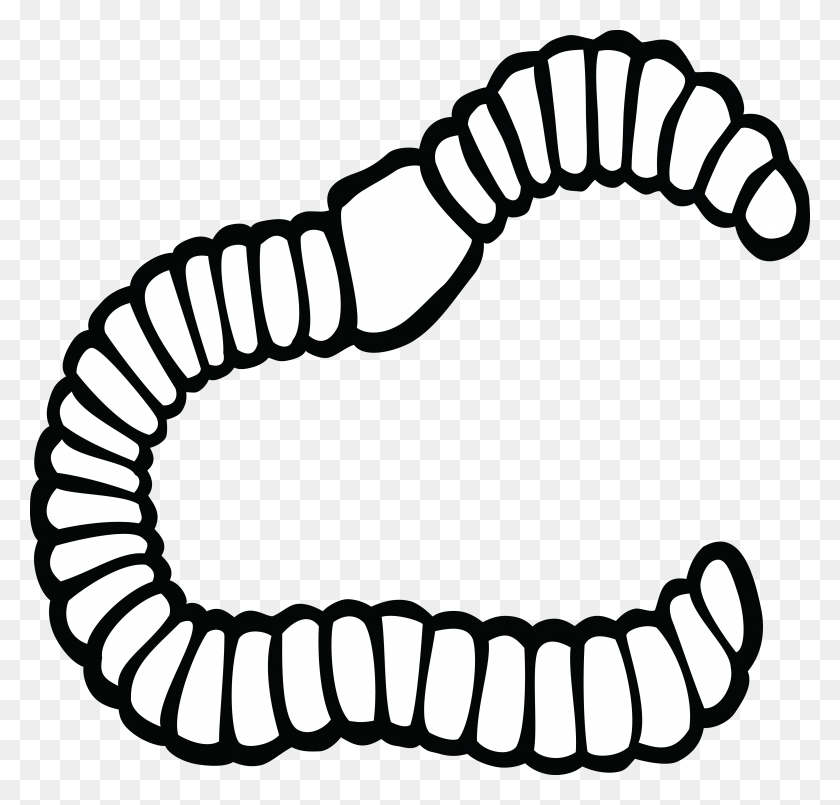 4000x3824 Worm Clipart Black And White Clip Art Images - Worm Clipart Black And White