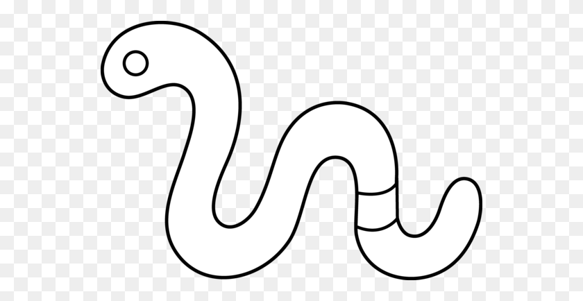 550x374 Worm Clipart Black And White Clip Art Images - Black And White Snake Clipart