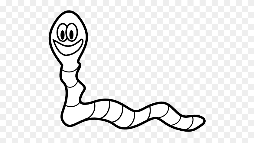 555x416 Worm Clipart Png Clip Art Images - Otter Clipart Black And White