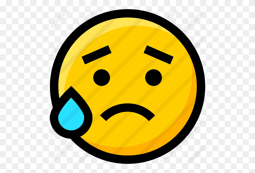 512x512 Worried - Worried Emoji PNG