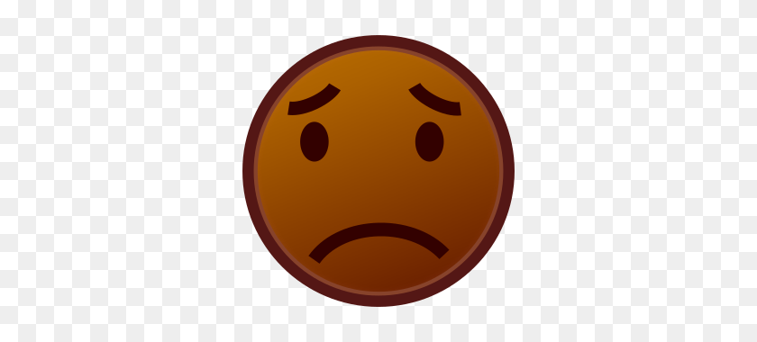 320x320 Worried - Worried Emoji PNG