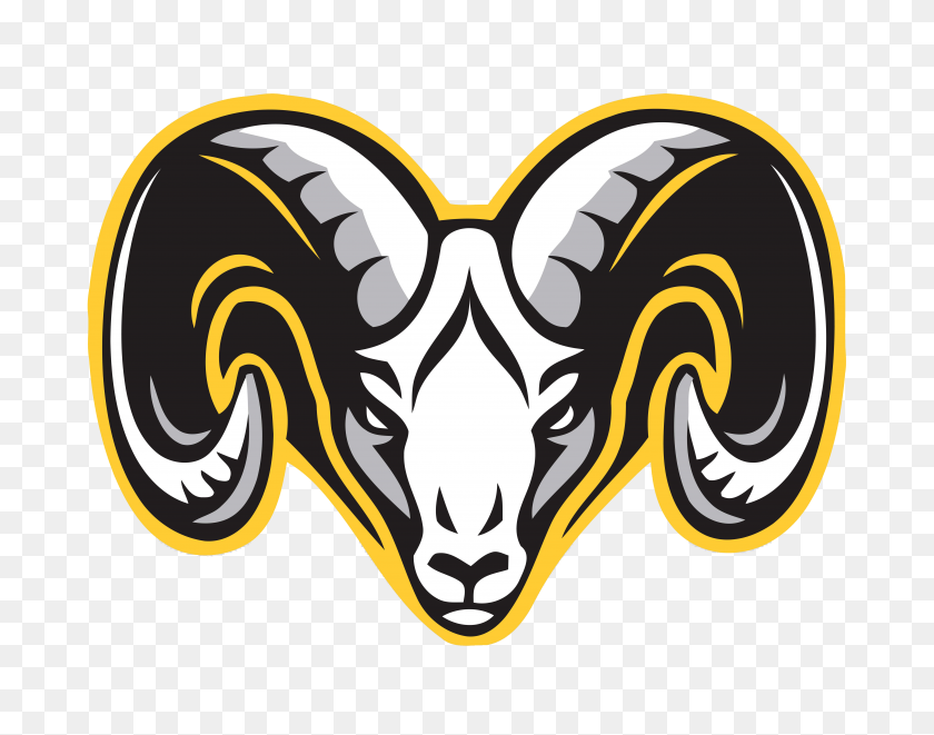 7200x5555 Condado De Worth - Logotipo De Rams Png