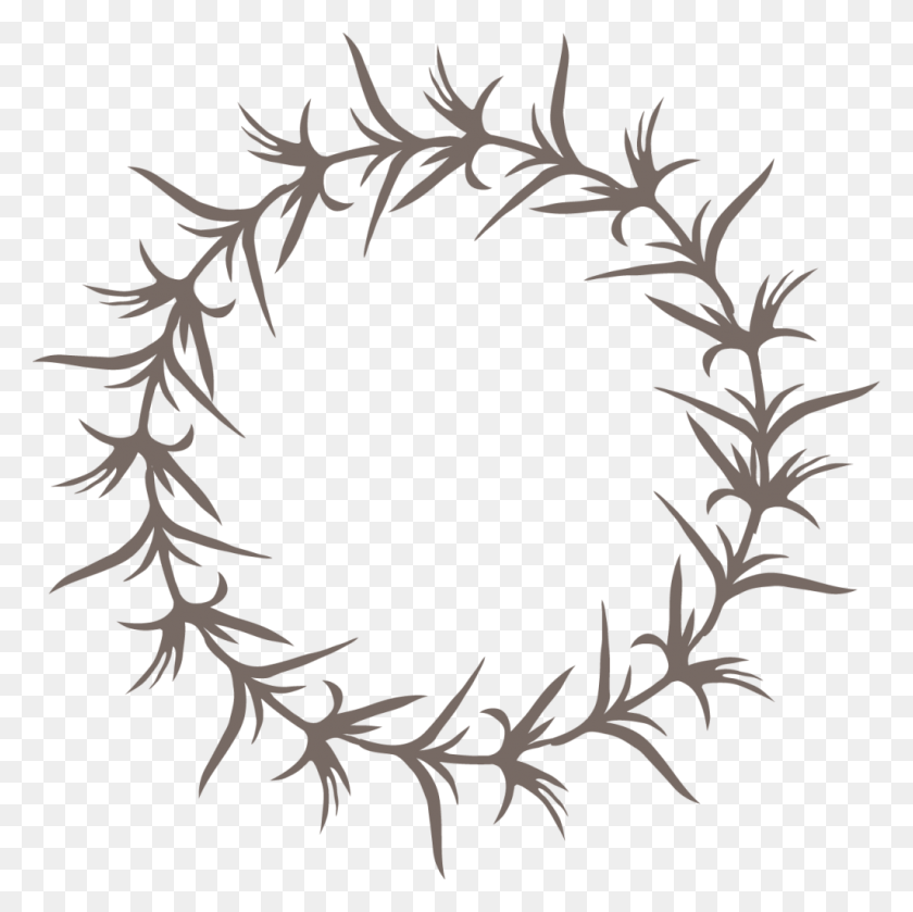 1024x1023 Woven Wreath Flat Vector Free Download Png Vector - Free Wreath Clip Art