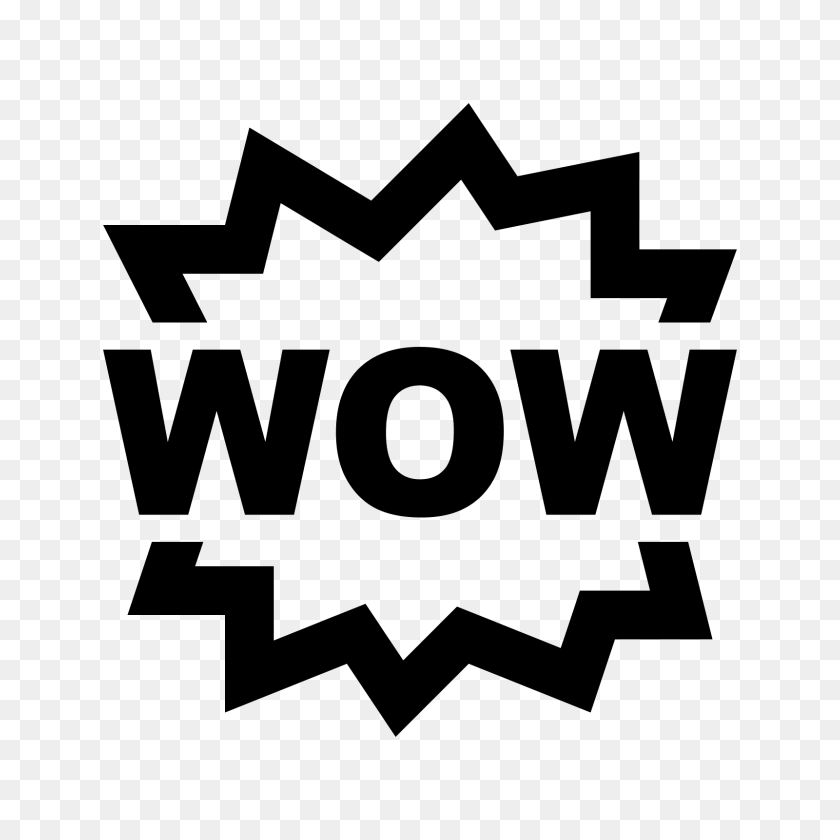 1600x1600 Wow Button Icon - Wow PNG