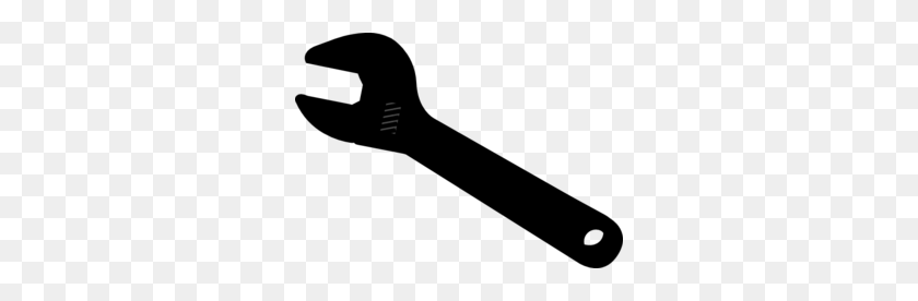 300x216 Wrench Clip Art - Wrench Clipart Black And White