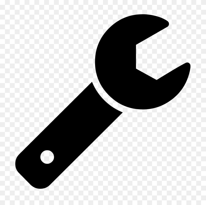 1000x1000 Wrench Font Awesome - Wrench PNG
