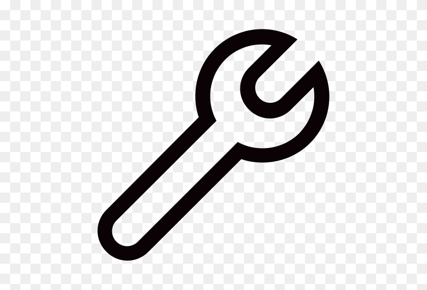 512x512 Wrench Icon With Png And Vector Format For Free Unlimited Download - Wrench Clipart Black And White
