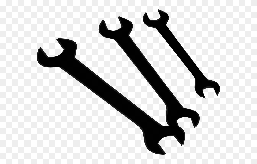 600x477 Wrenches Clip Art - Wrench Clipart PNG