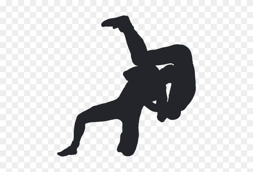 512x512 Wrestler Throwing Silhouette - Wrestling PNG