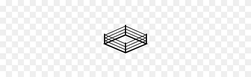 200x200 Wrestling Icons Noun Project - Wrestling Ring PNG
