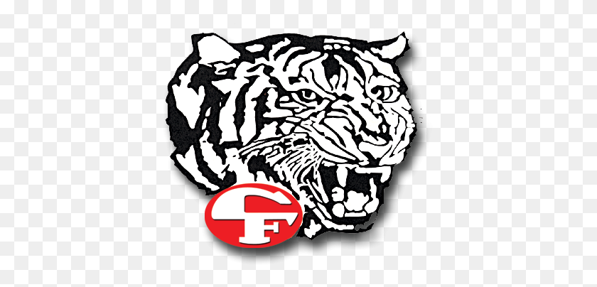 384x344 Los Tigres De Lucha No Logran Precisar Win Cedar Falls Tigers - Clipart De Lucha De La Escuela Secundaria