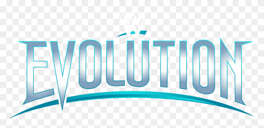 1024x458 Wwe Evolution Logo Png - Evolution PNG