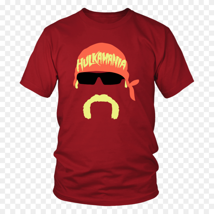 1024x1024 Wwe Hulk Hogan Hulkamania Camiseta Superdesignshirt - Hulk Hogan Png