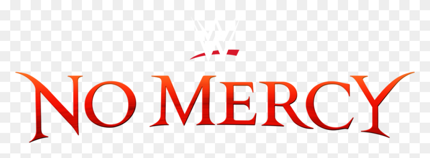 1024x327 Wwe No Mercy Logo Png - Wwe Png