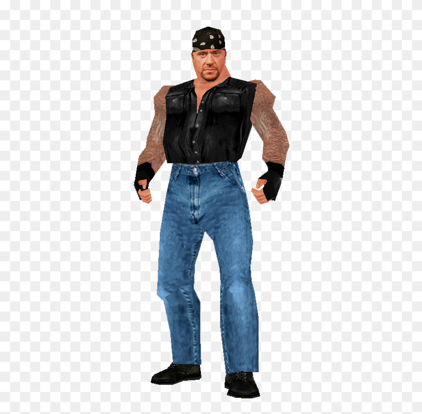 365x764 Wwf No Mercy Re Textured - Undertaker PNG