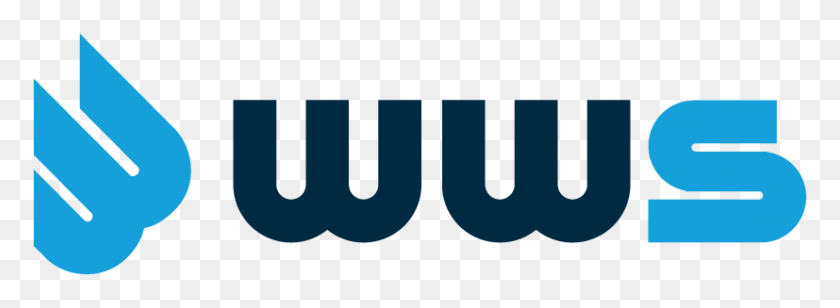 827x263 Логотипы Wws - Синий Png