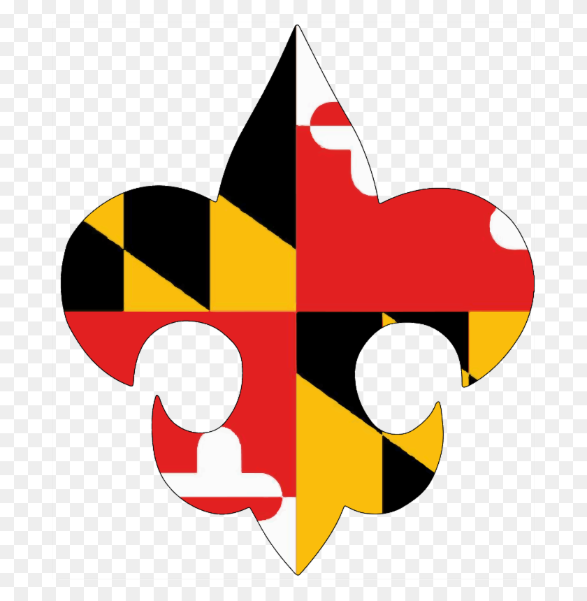 692x800 Wyman Park Drive, Baltimore, Md - Maryland Flag Clipart