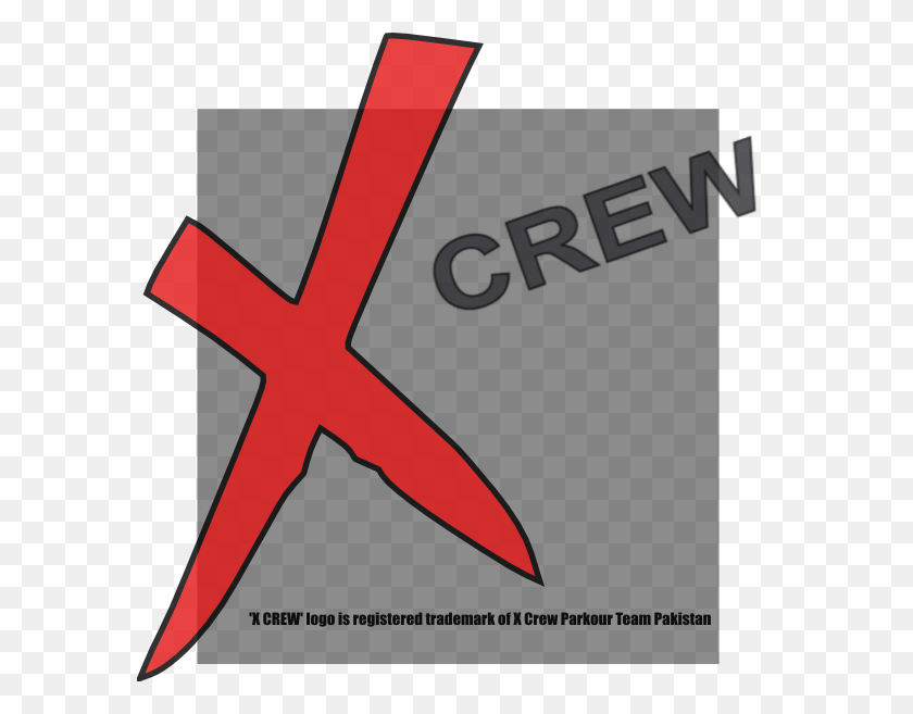 588x597 X Crew Clip Art - Parkour Clipart