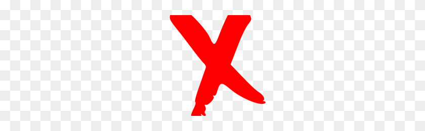 300x200 X Знак Прозрачный Фон Фон Проверить Все - Красный Знак X Png