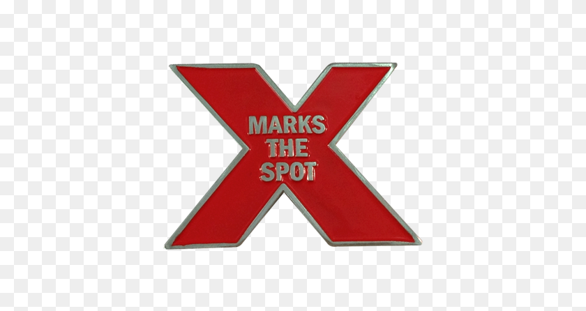 386x386 X Marks The Spot Ball Marker Hat Clip - X Marks The Spot PNG