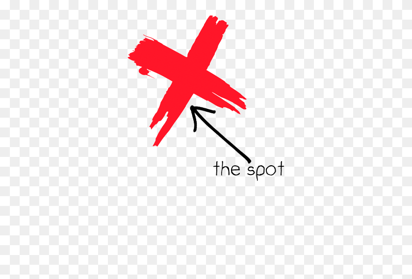 491x509 X Marks The Spot Pajaritos Azules - X Marks The Spot Clipart