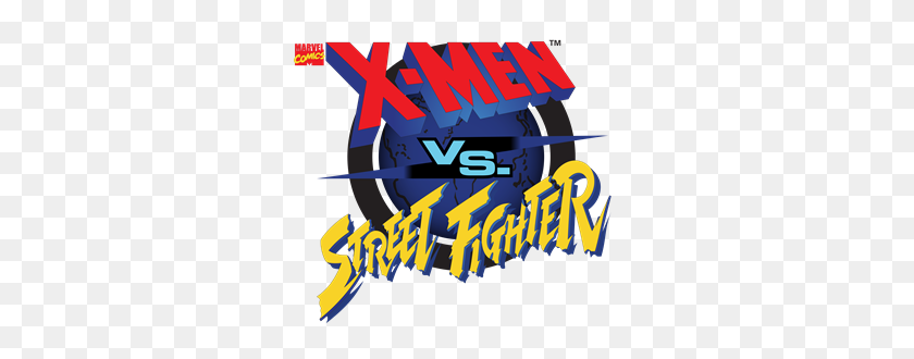 300x270 X Men Vs Street Fighter Logo Vector - Street Fighter Logo Png