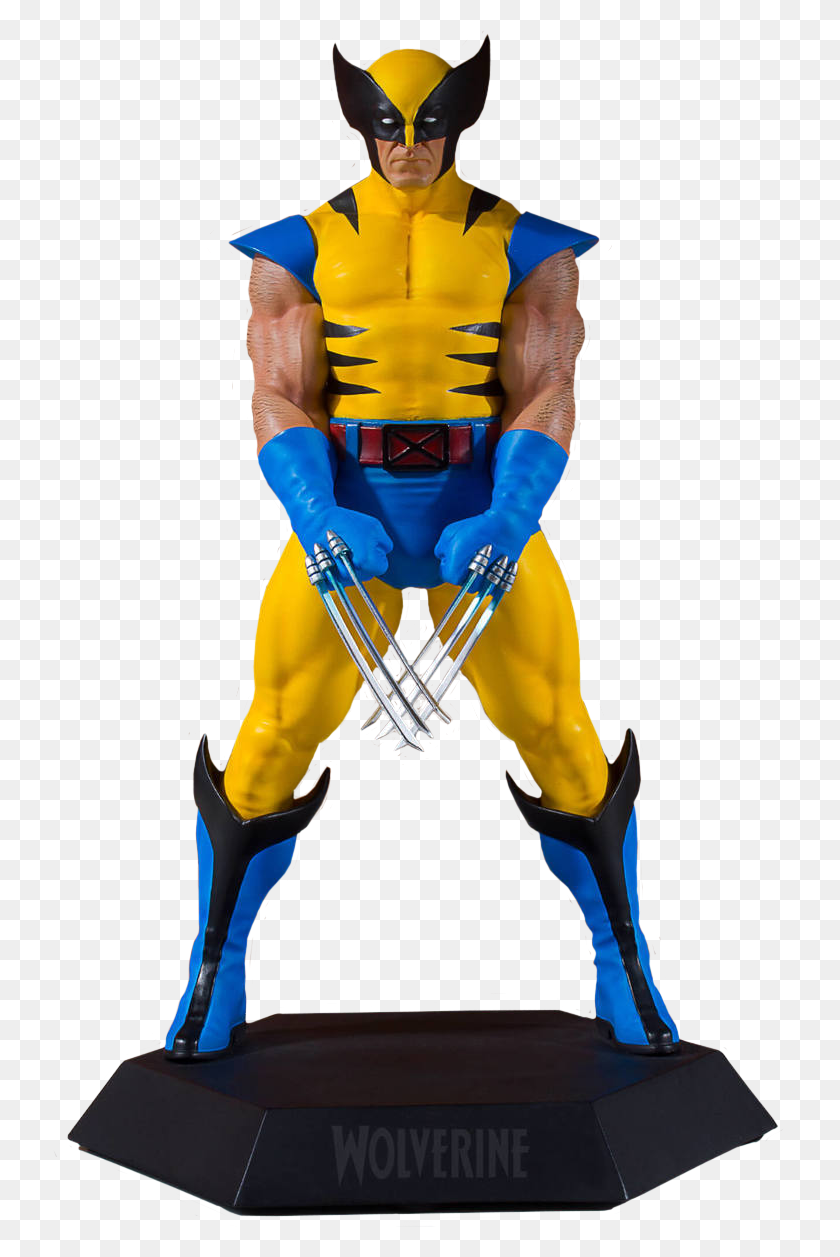 733x1197 X Men Wolverine Collector's Gallery Scale Statue - Wolverine PNG