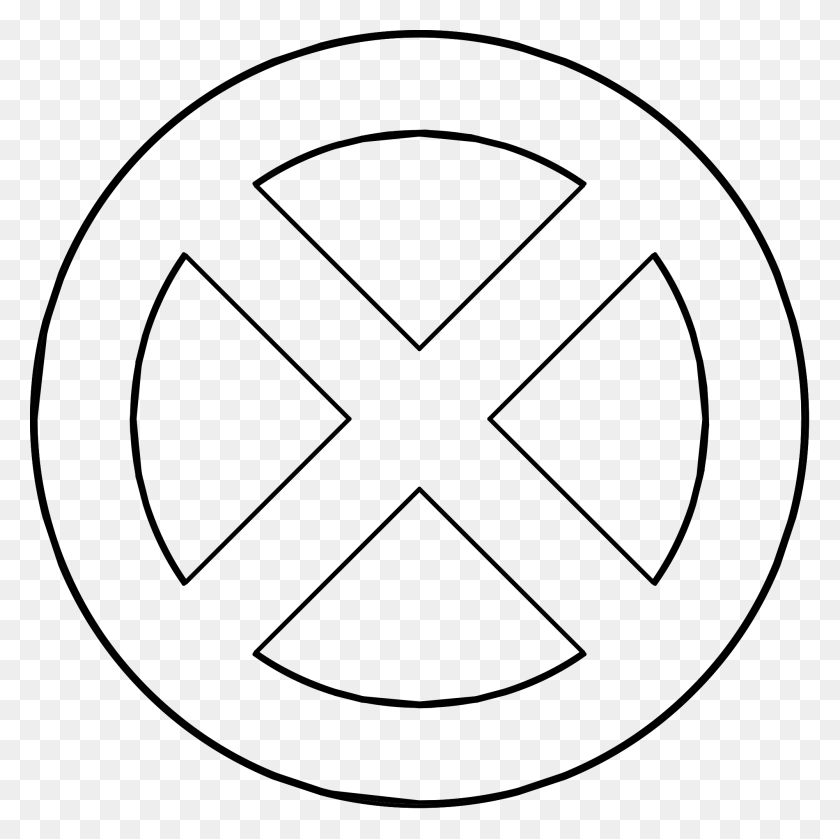 2000x2000 Símbolo X Del Logotipo De X Men - Blanco X Png