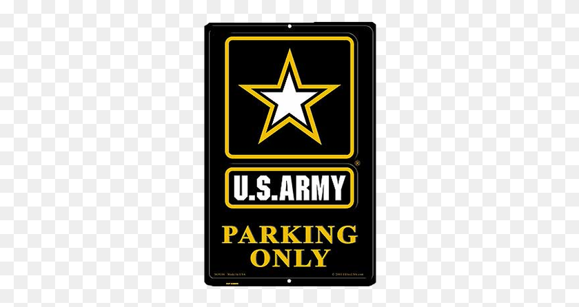 386x386 X U S Army Parking Aluminum Sign - Us Army PNG