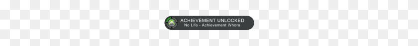 190x34 Xbox - Achievement Unlocked PNG