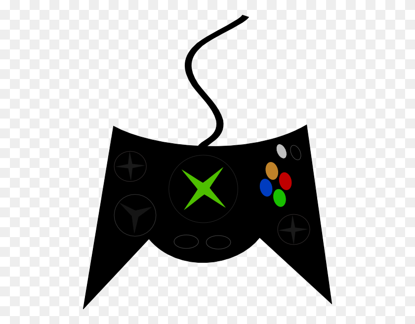 504x596 Xbox Controller Clip Art - Video Game Controller Clipart