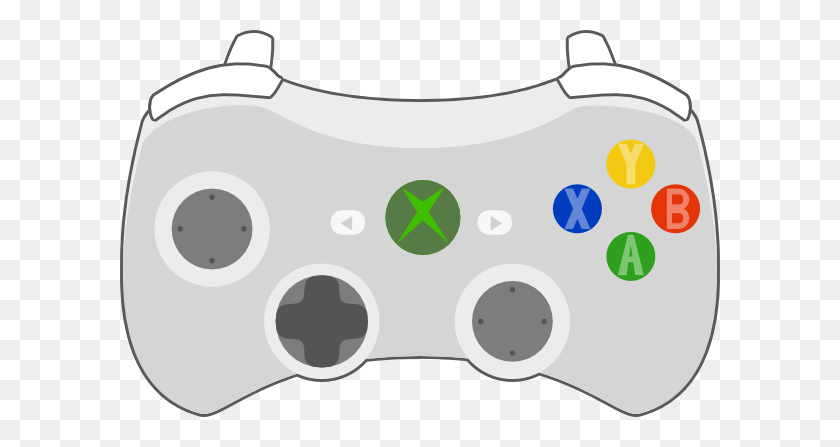 600x387 Картинка Схемы Контроллера Xbox - Клипарт Для Игровой Приставки