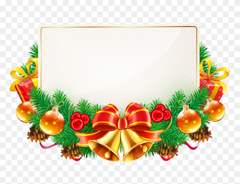 800x600 Xl Christmas Christmas Frames - Christmas Background PNG