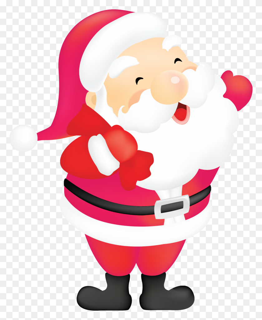 1673x2074 Рождественские Вещи Для Деда Мороза Изображения Картинки - Санта-Клаус Клипарт