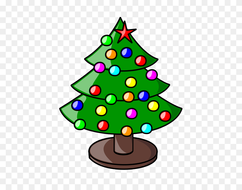 600x600 Xmas Tree - Рождественская Программа Клипарт