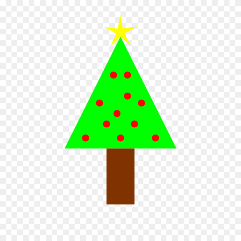 900x900 Xmas Tree Clip Art - Christmas List Clipart