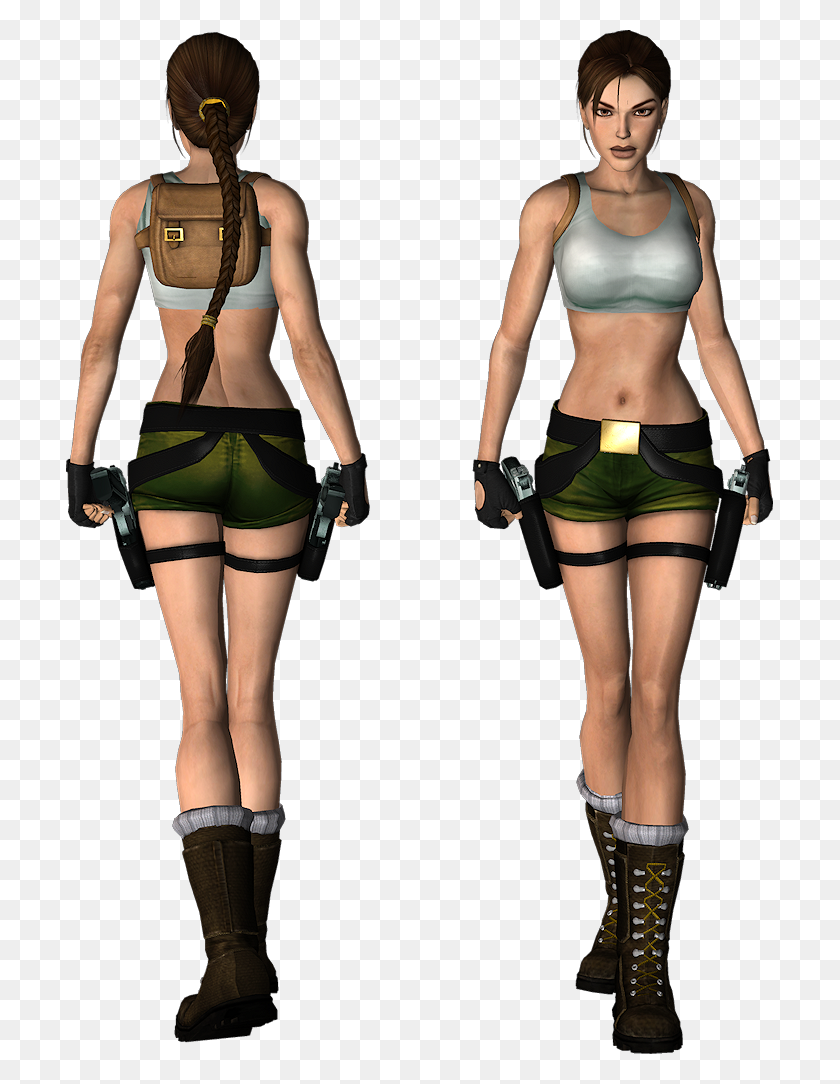 707x1024 Xnalara Lara Realtime Posing Program - Lara Croft PNG