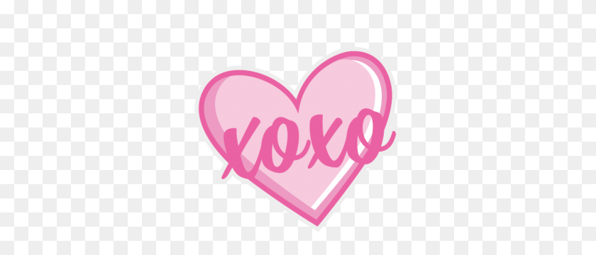 300x300 Xoxo Heart Hearts Bombs Etc Cricut, Сердце - Xoxo Clipart