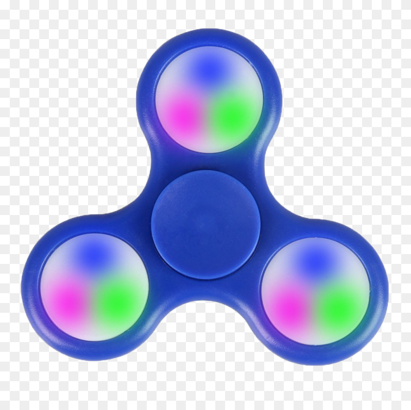 1000x1000 Xtreme Tech, Led Fidget Spinner Light Up Fitgit Spinner Glow - Light Glow PNG