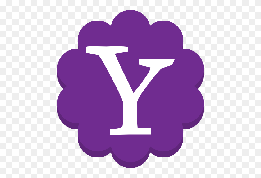 512x512 Yahoo, Значок Цветка Без Бесплатных Значков Цветов В Социальных Сетях - Yahoo Png