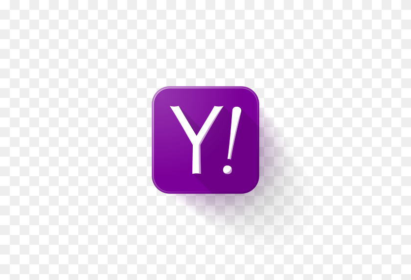 512x512 Yahoo !, Значок Логотипа Без Кнопки Популярных Веб-Логотипов - Логотип Yahoo В Формате Png