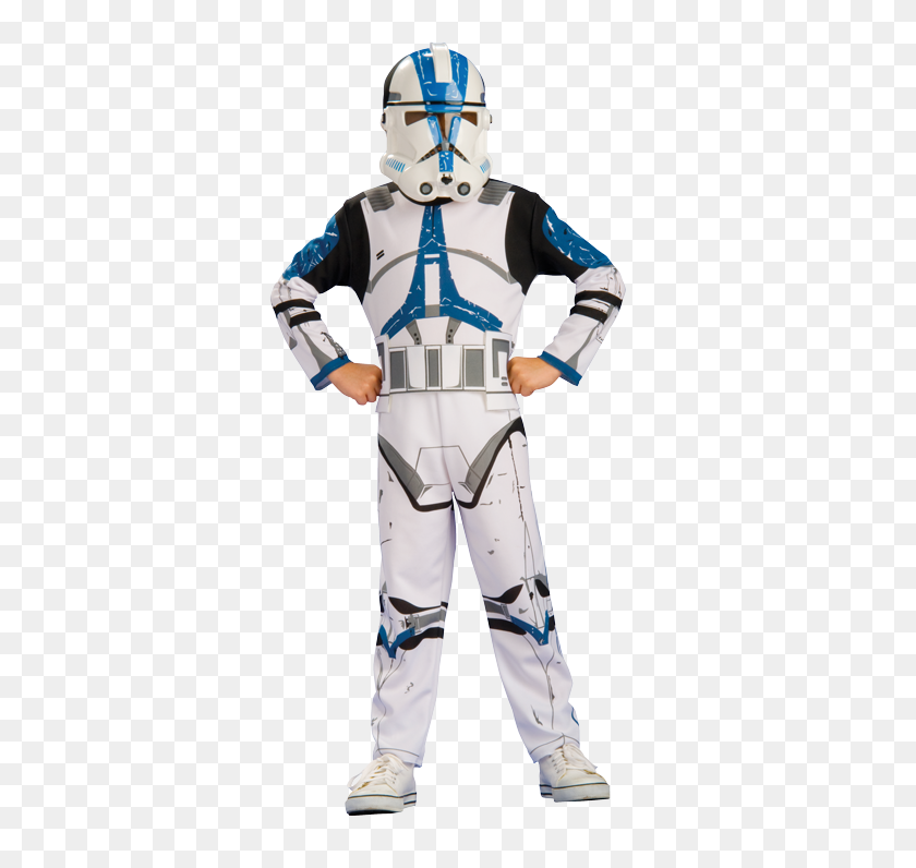 400x736 Yalla Toys L Rubies Disfraces L Star Wars Clone Trooper Juego De Acción De Caja - Clone Trooper Png