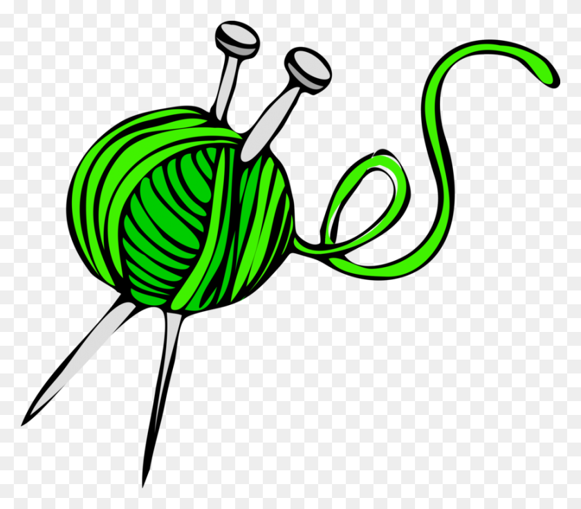 865x750 Yarn Clip Art Women Wool Crochet Hook Hand Sewing Needles Free - Yarn And Crochet Hook Clipart