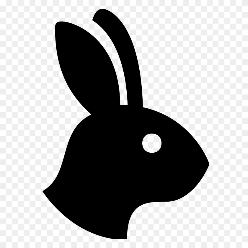 1600x1600 Year Of Rabbit Icon - Rabbit Ears PNG