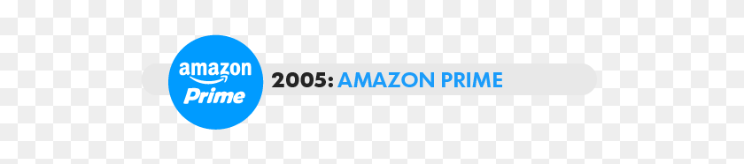 541x126 Years Of Amazon Years Of Major Disruptions - Amazon Prime PNG